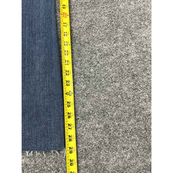 NWT Zara ZW Marine Straight High Rise Jeans Pants 2 Sailor Wide Leg Denim Blue - Picture 12 of 14